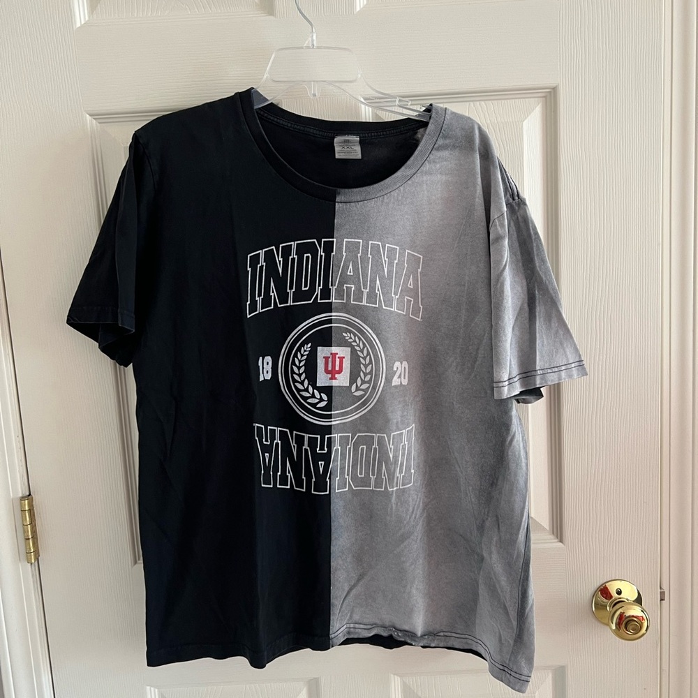 Indiana University Hoosiers Split Color T-Shirt Gameday Couture XXL